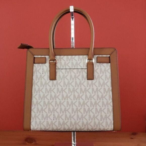 Michael Kors Large Dillon Signature Logo Crossbody Shoulder Satchel Handbag - Picture 3 of 8